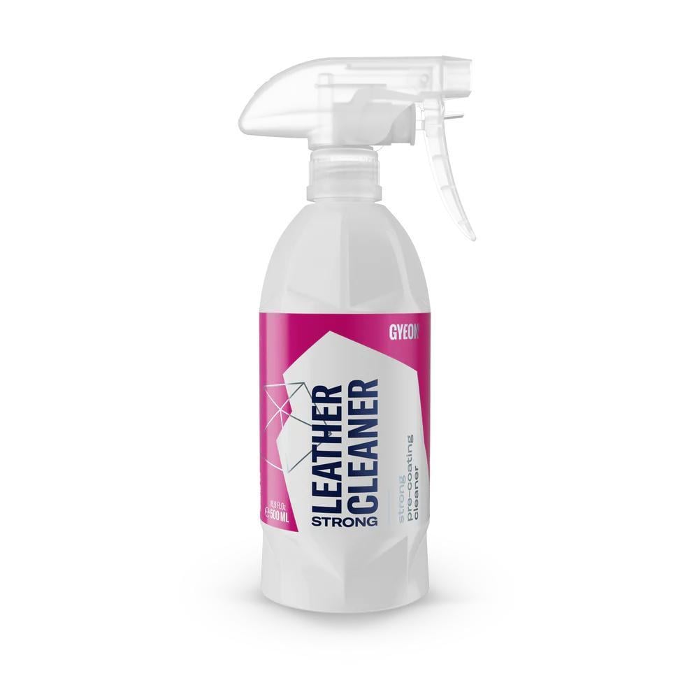 Очиститель кожаного салона Gyeon Q²M Leather Cleaner Strong профессиональное средство для глубокой очистки кожи 500 мл