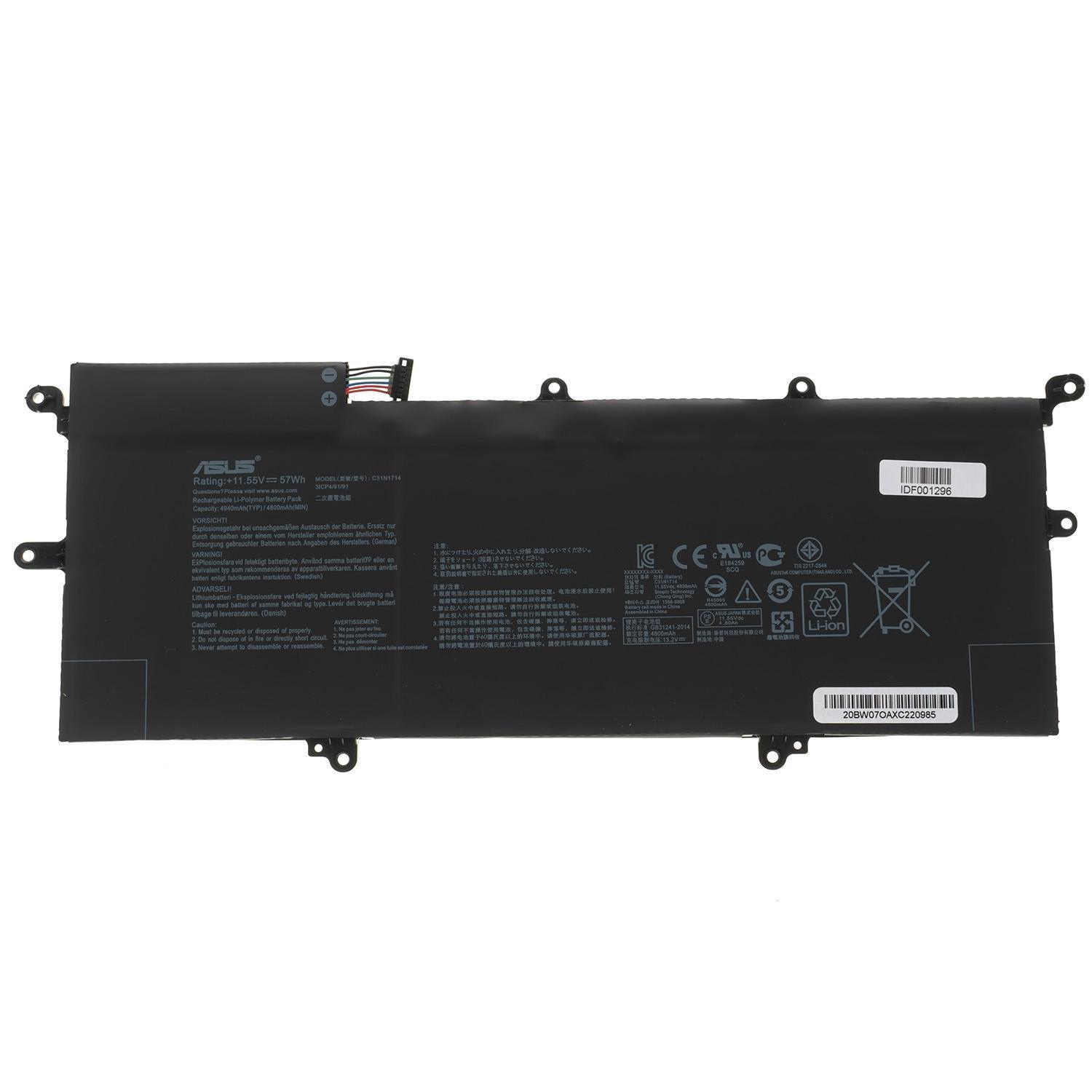 Аккумулятор для ноутбука Asus ZenBook Flip UX461FN 4940 mAh 11,55V (134572)