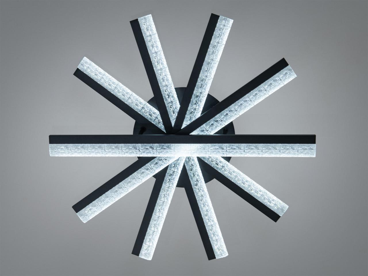 Люстра светодиодная потолочная для гостиной Diasha MX3068 70 Вт Черный (MX3068/5BK)