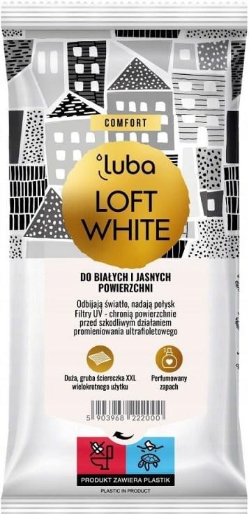 Серветки вологі Luba Comfort Loft White для білих та світлих поверхонь 30 шт. (21445)