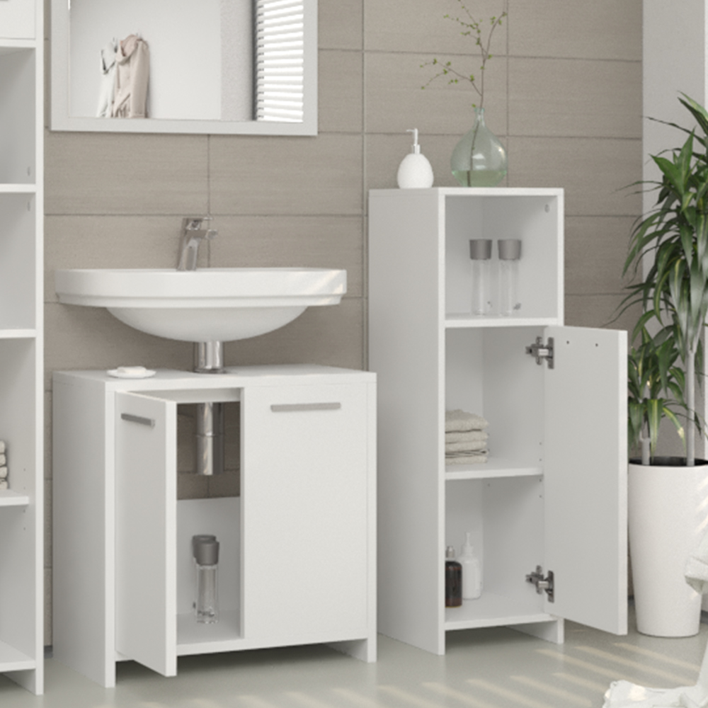 Комплект для ванной Vicco Kiko 3 предмета Белый - фото 5