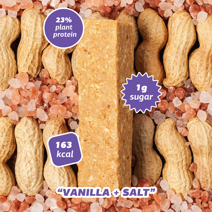 Батончик протеиновый низкоуглеводный Fizi Ваниль/Соль 45 г 10 шт. (2512239031) - фото 3 Батончик протеиновый низкоуглеводный Fizi Ваниль/Соль 45 г 10 шт. (2512239031) - фото 3