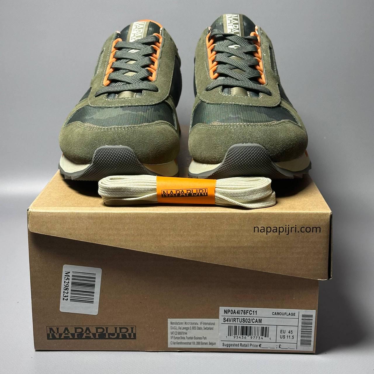 Кросівки чоловічі Napapijri Virtus Suede Trainers р. 45 Камуфляжний (28329648) - фото 6