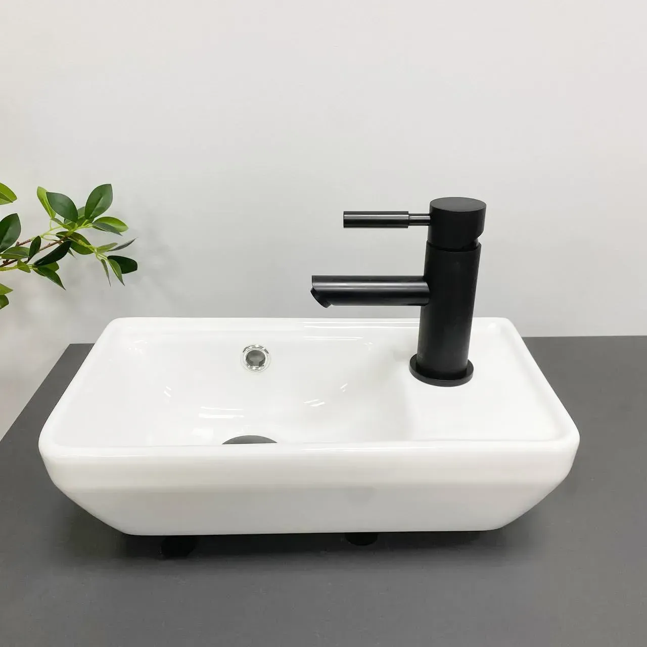 Раковина подвесная VBI JESI L прямоугольная 405x220 мм Белый (RM-VBI-015614) - фото 3