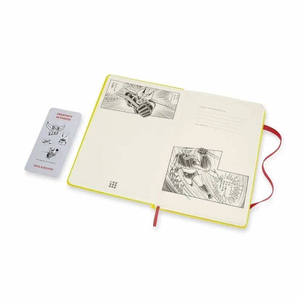 Блокнот Moleskine Gō Nagai Super Robot средний Желтый (LEGNQP060B) - фото 3