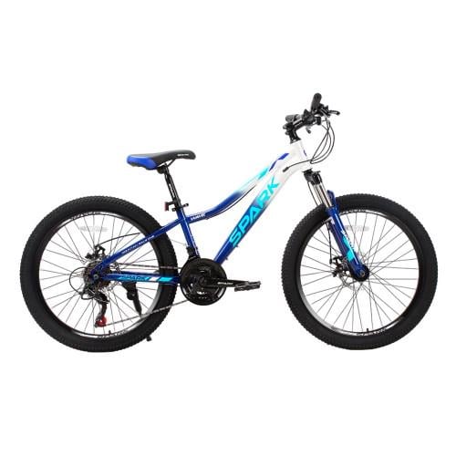 Велосипед Spark Wave JR колеса 24" стальная рама 12" Темно-синий с серым (000224698)