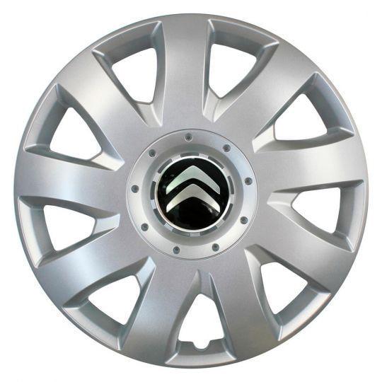 Автомобильные колпаки SKS 426 R16 с логотипом Citroen 4 шт. Серебристый