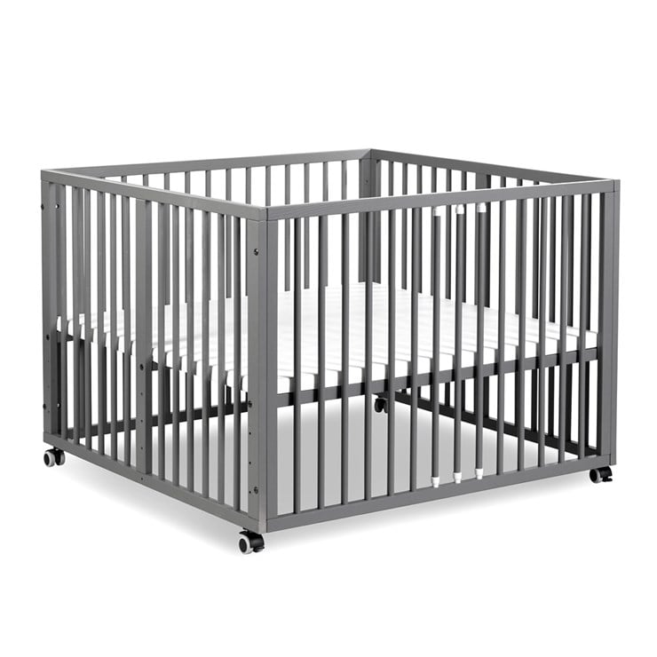Манеж-кровать детский Klups Jonas Graphite Манеж-кровать детский Klups Jonas Graphite