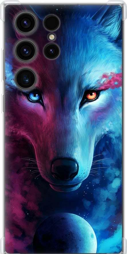 Чехол на Samsung Galaxy S23 Ultra Арт-волк (3999sp-2906-42517)
