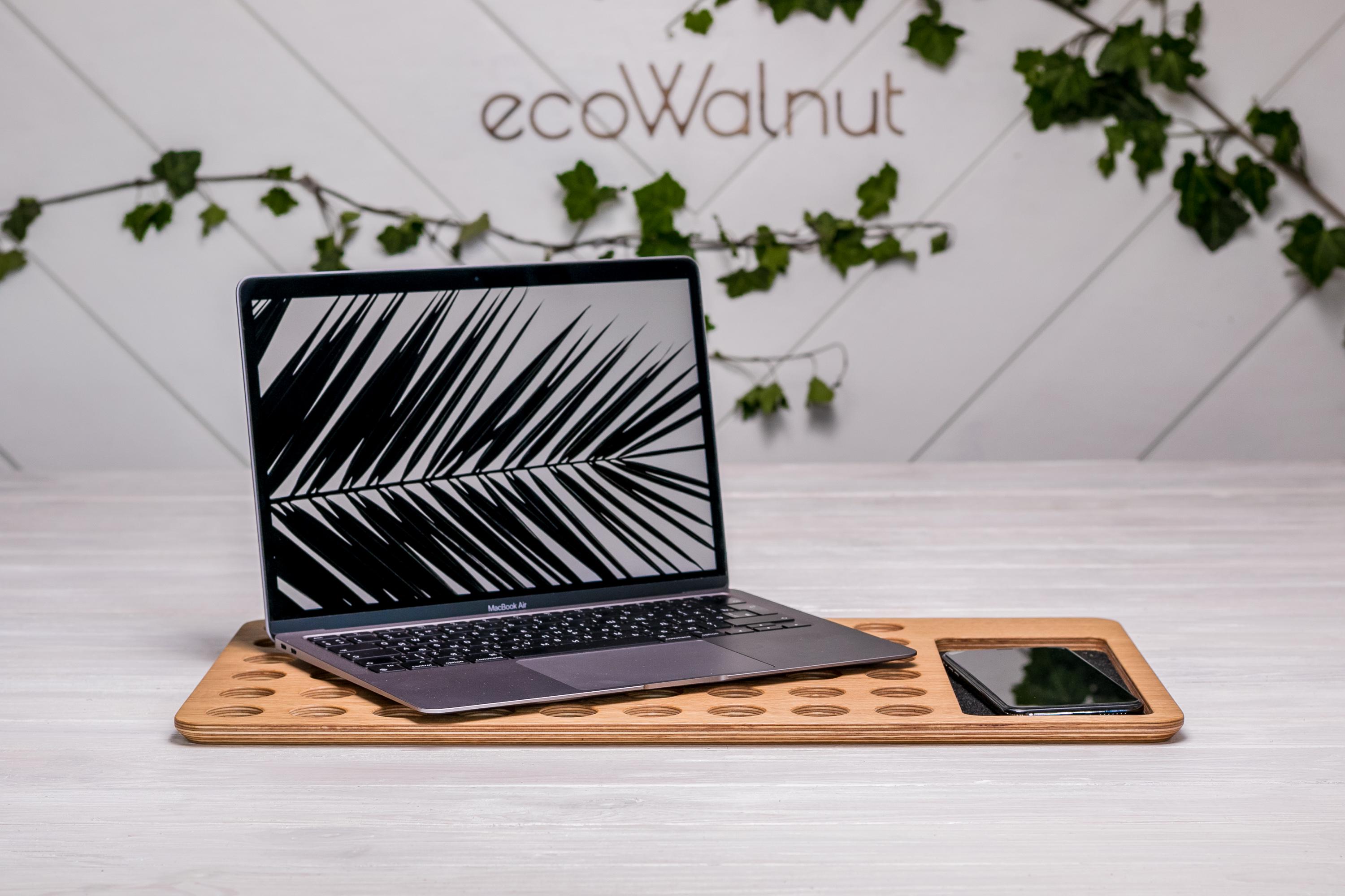 Подставка-холдер EcoWalnut для ноутбука AirDesk mini L (AW-1.2) - фото 4