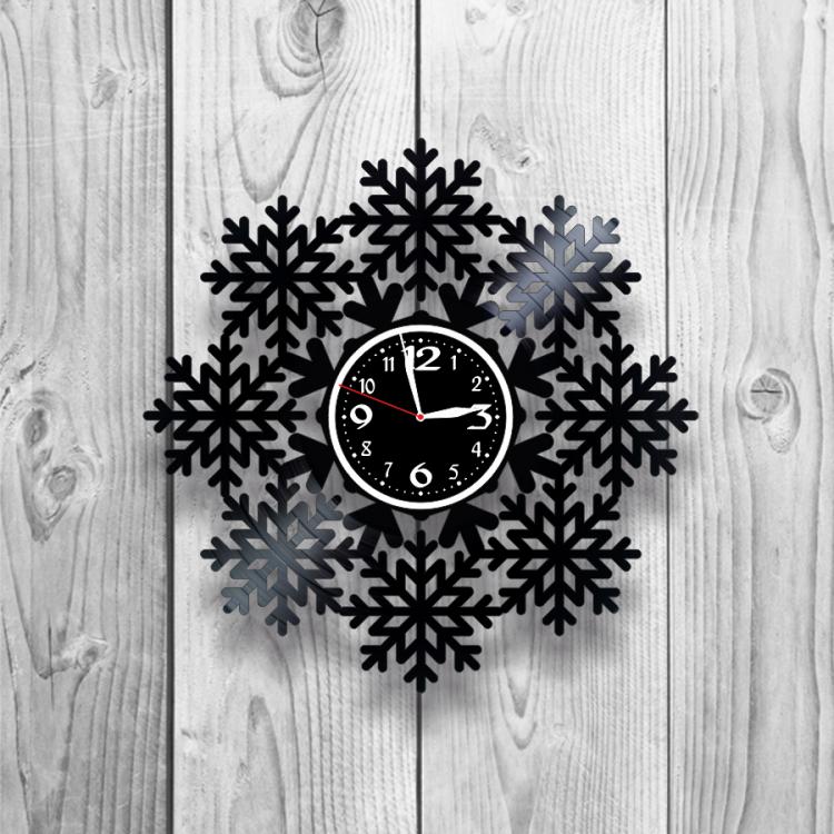 Часы настенные Лофт-ретро 0226 из виниловой пластинки