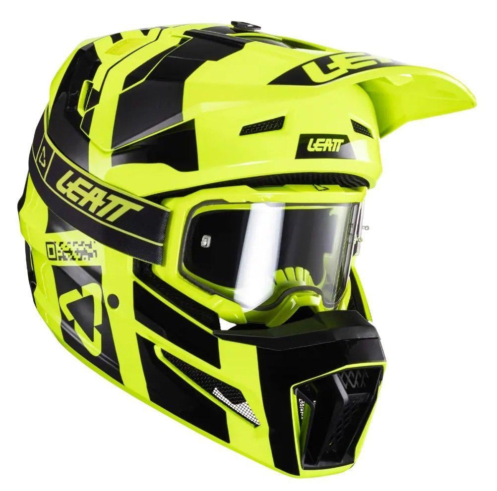 Мотошлем Leatt Helmet Moto 3.5 + Goggle 2XL Citrus (29943)