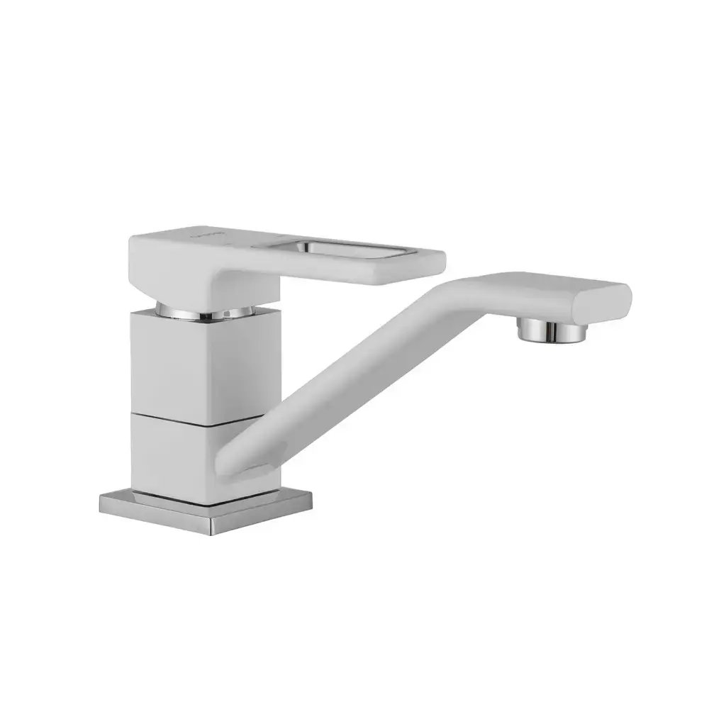 Смеситель для кухни Gappo G4517-8 однорычажный Белый матовый (SQ-1041643)