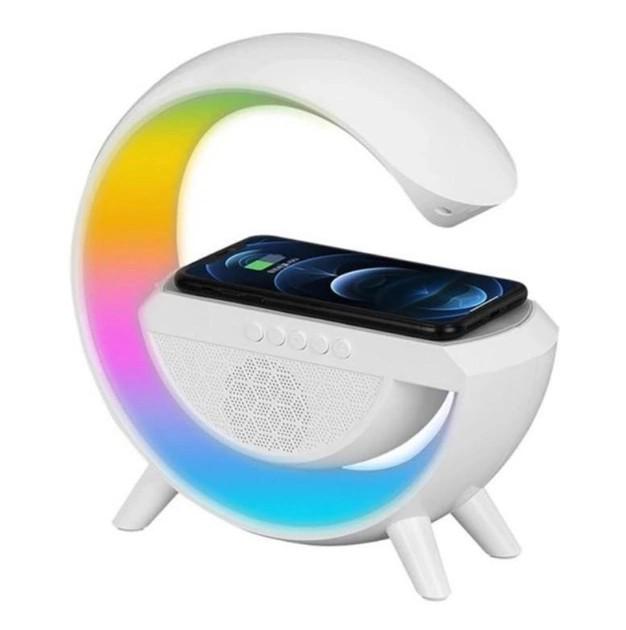 Портативна колонка Wireless Charger з бездротовою зарядкою та підсвічуванням - фото 2