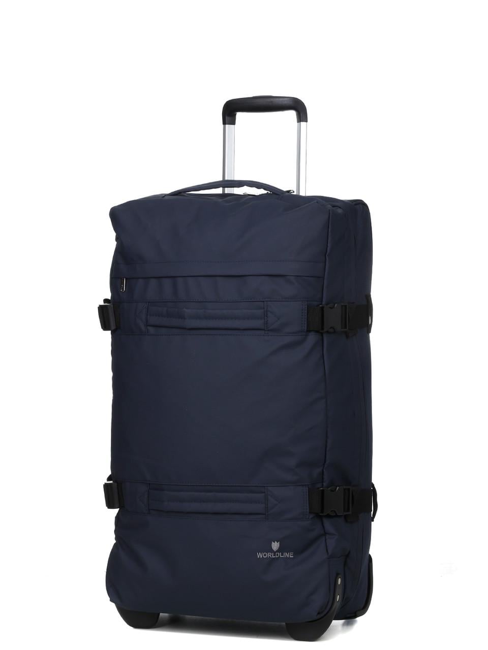 Дорожная сумка на колесах большая Worldline L 70x40x24 см 67 л 2,6 кг Синий (853-70)
