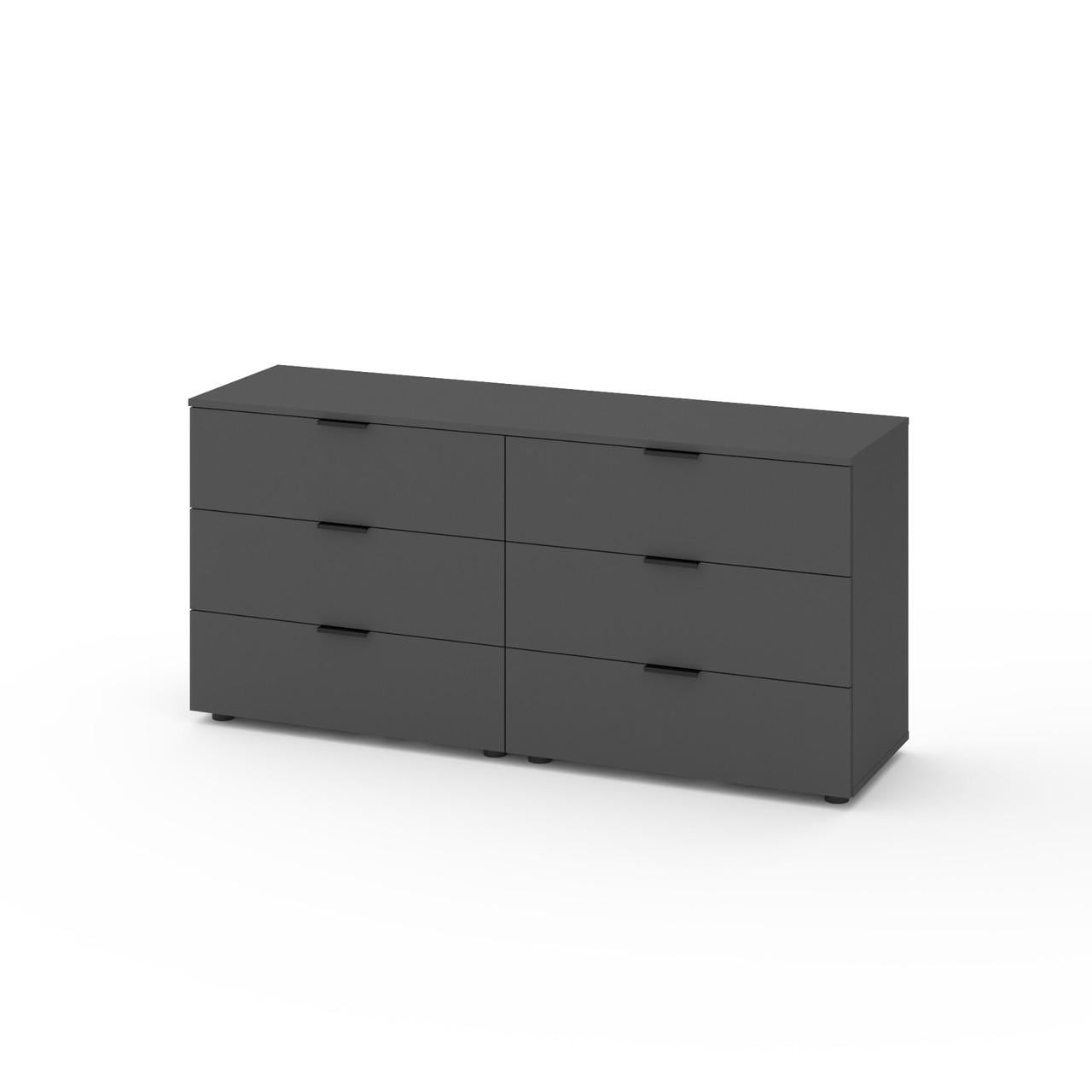 Комод Metkas Home A025 ЛДСП 1500x420x708 мм Антрацитовый
