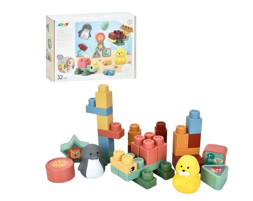 Конструктор 6178 м'який блоки тварини 32 деталі Конструктор 6178 м'який блоки тварини 32 деталі