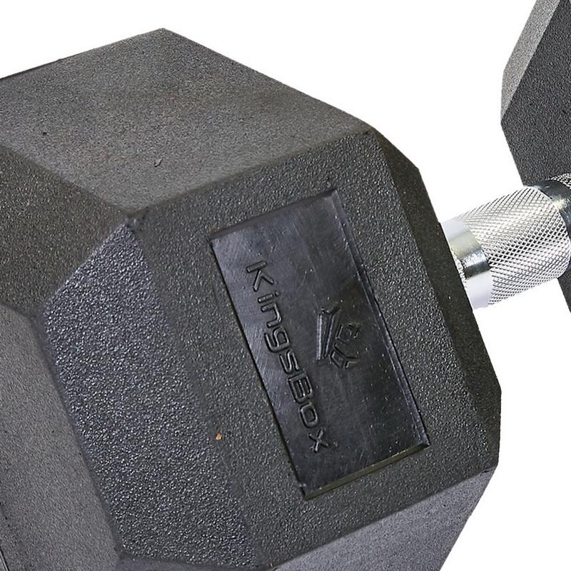 Гантель цільна шестигранна SP-Planeta SC-8013-32,5 1 шт. 32,5 кг (NA000516) - фото 4