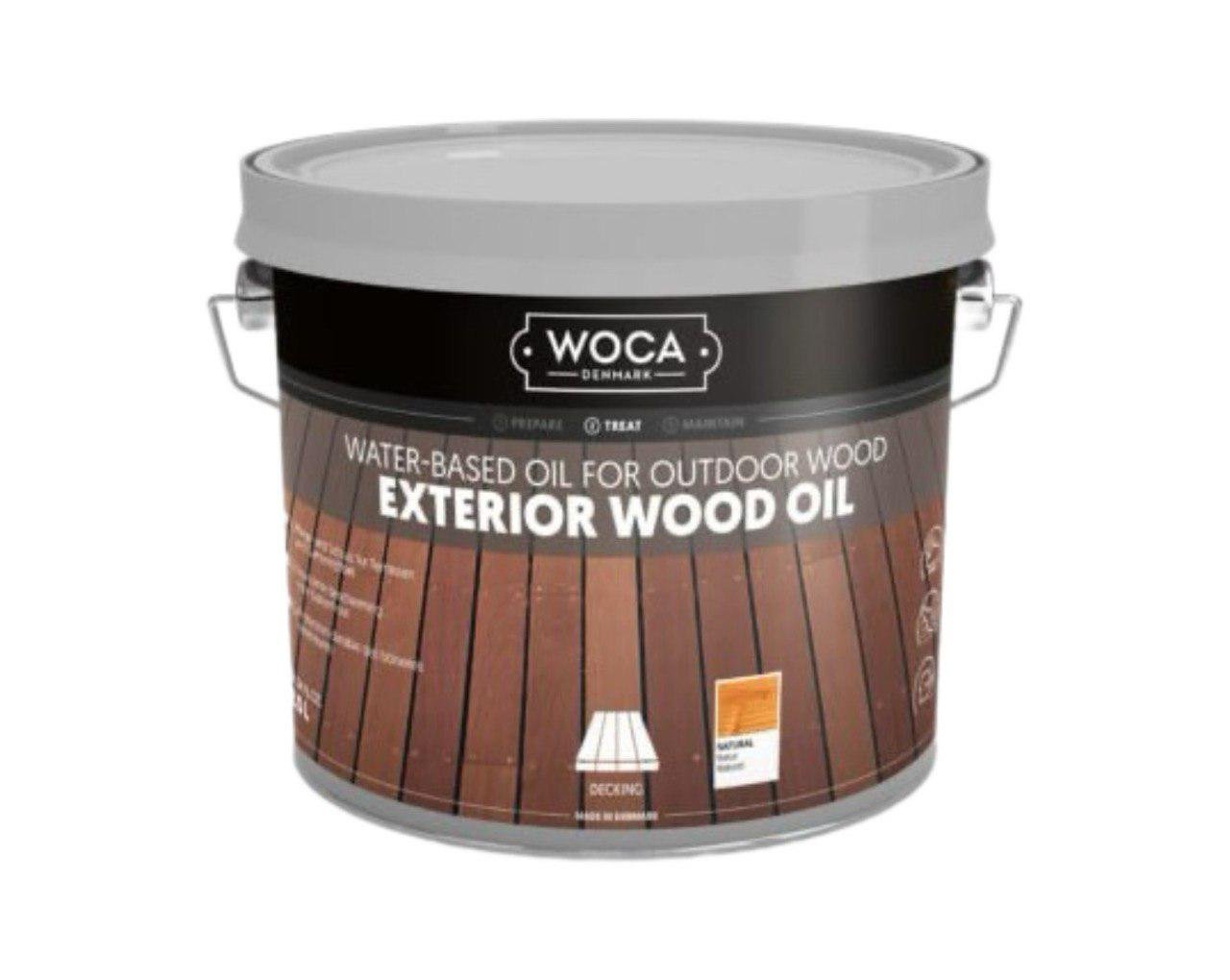 Масло для деревянных террас WOCA Exterior wood Oil Bangkirai 2,5 л Бангкирай (17537760) - фото 4