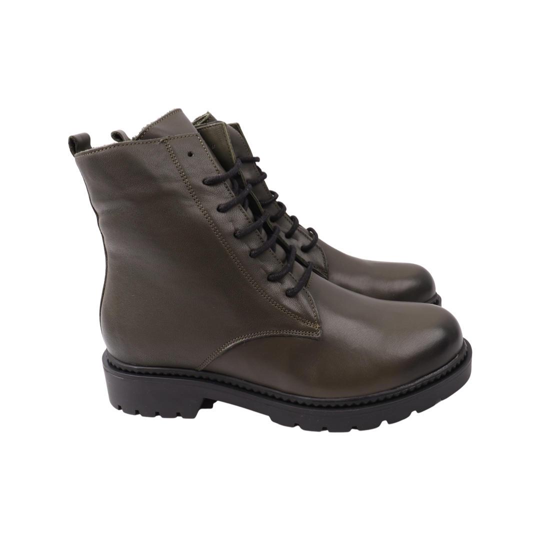 Ботинки женские Molly Bessa из кожи р. 39 Коричневый (274-22ZHC)