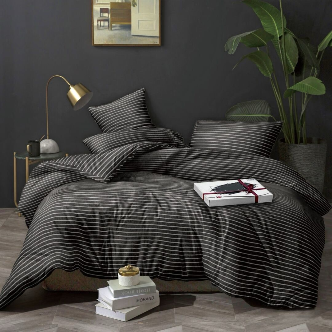 Комплект постельного белья Strings полуторный полиэстер 150х220 см (T75-2910s/1.5)