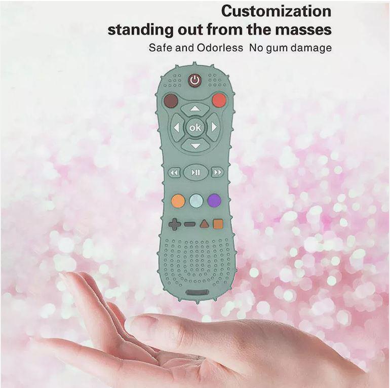 Гризунець дитячий силіконовий Пульт Зелений - фото 6 Гризунець дитячий силіконовий Пульт Зелений - фото 6