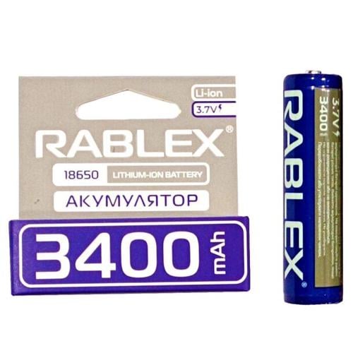 Батарейка акумуляторна Rablex 18650 3400mAh