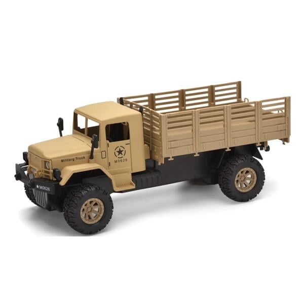 Военная машинка грузовик Jia Yue Toys на радиоуправлении Бежевый (59966)