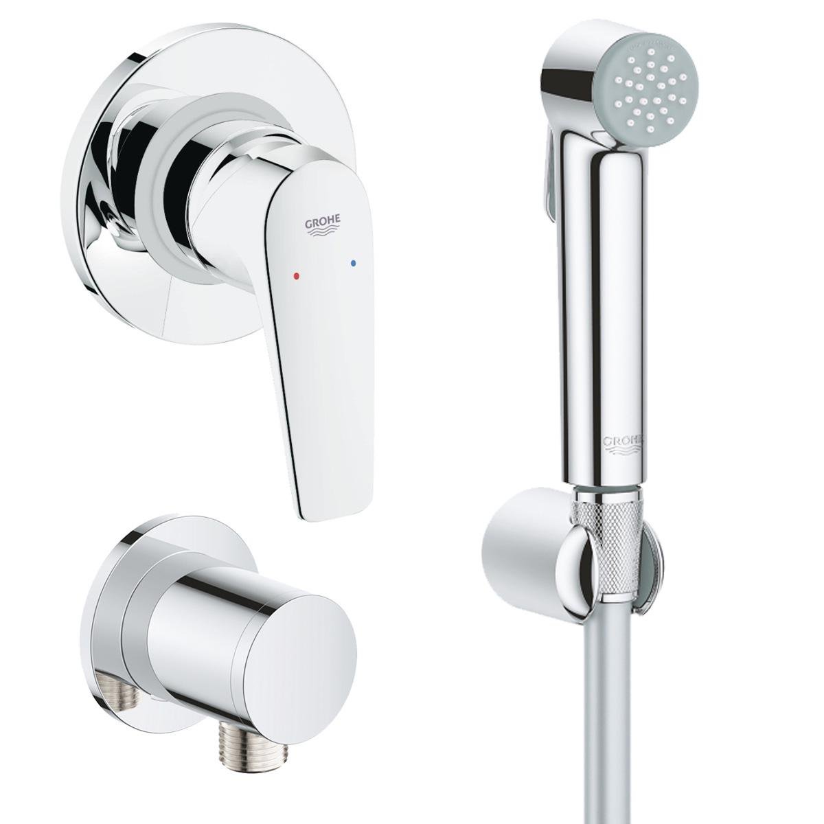 Смеситель для гигиенического душа Grohe BauFlow скрыт UA12164501 Хром (218282)