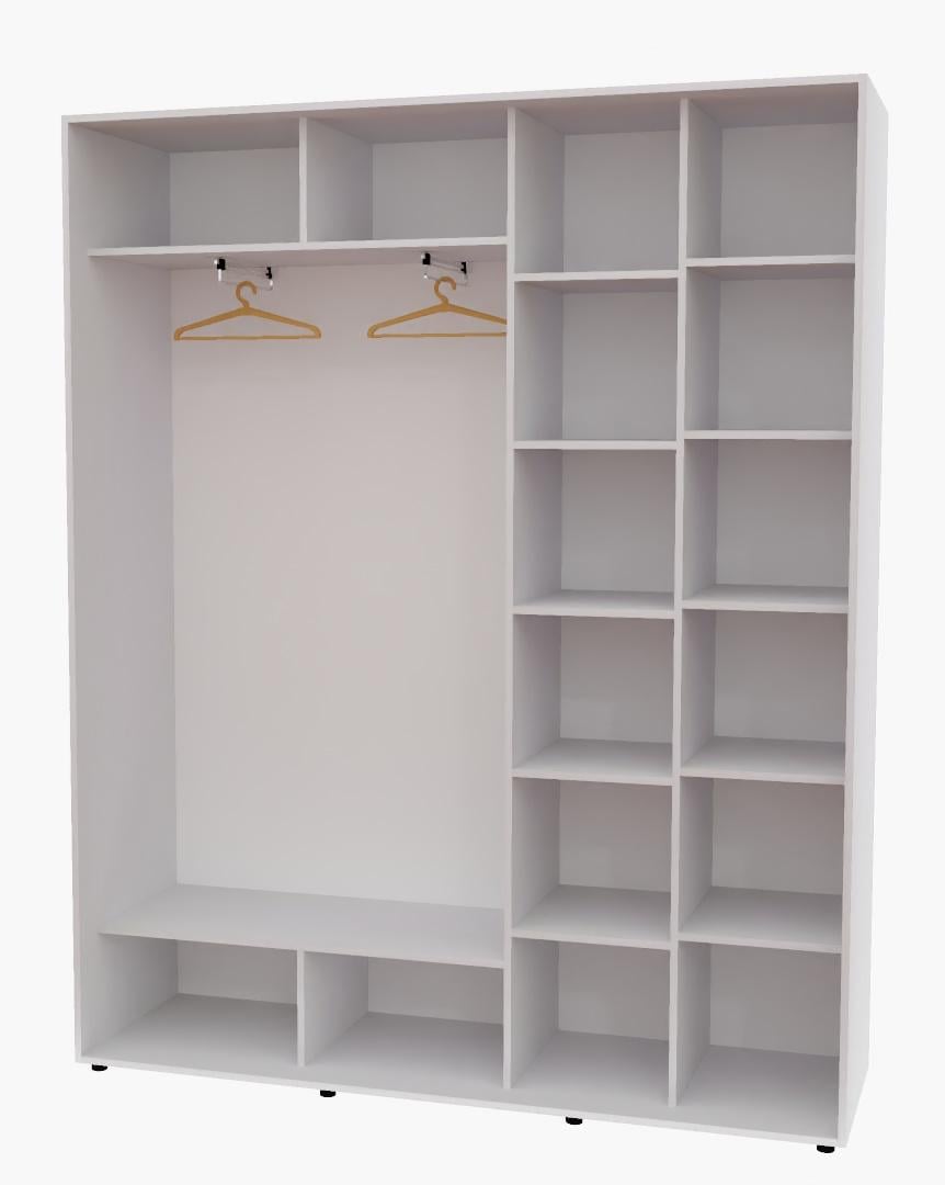 Корпус шкафа-купе Алекса 190х45х240 см Белый