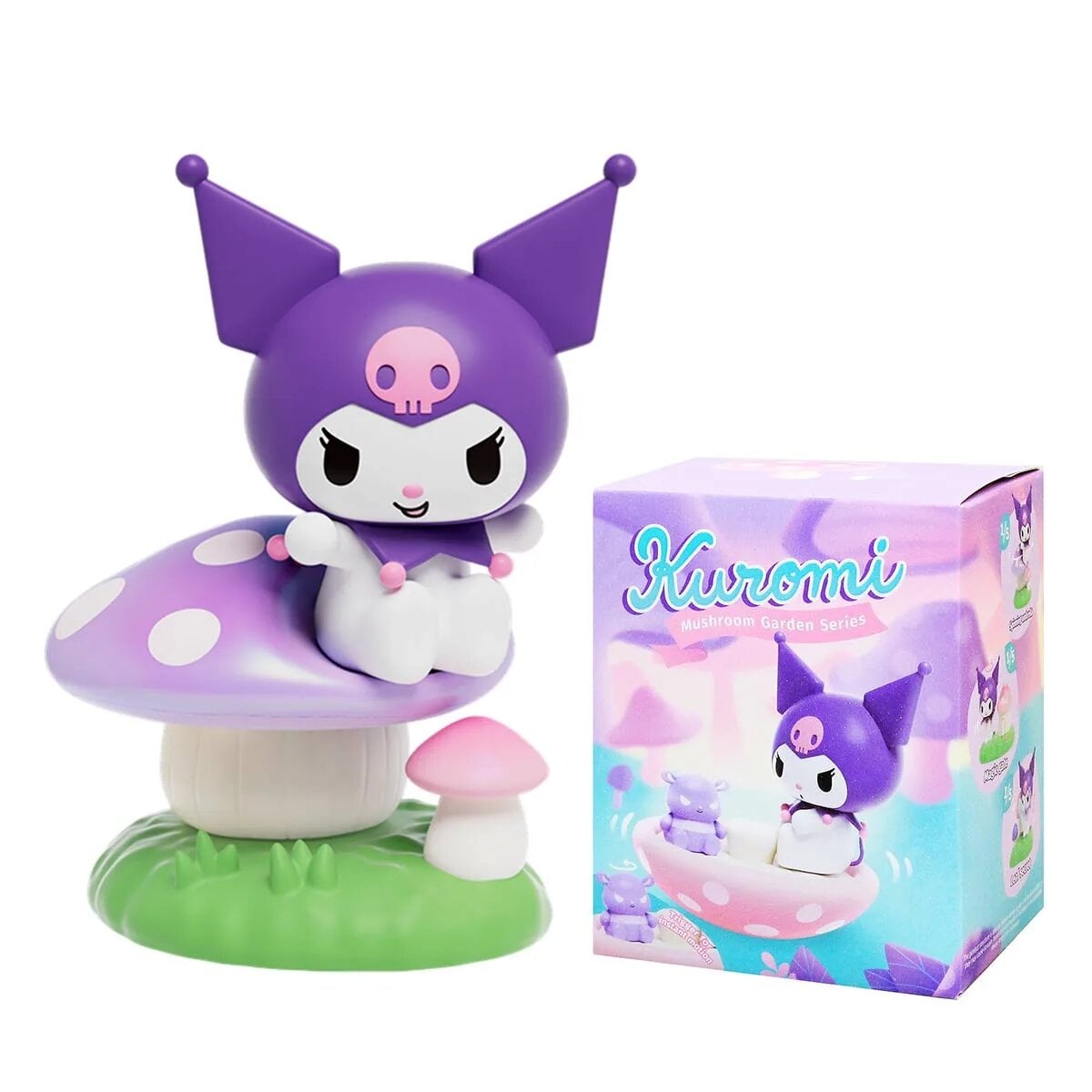 Механическая игрушка Pop Top Kuromi Сад грибочков 10 см поливинилхлорид (25MDL-001)