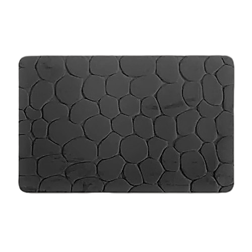 Коврик для ванной комнаты Stenson Камешки R82471 Black (11315173)