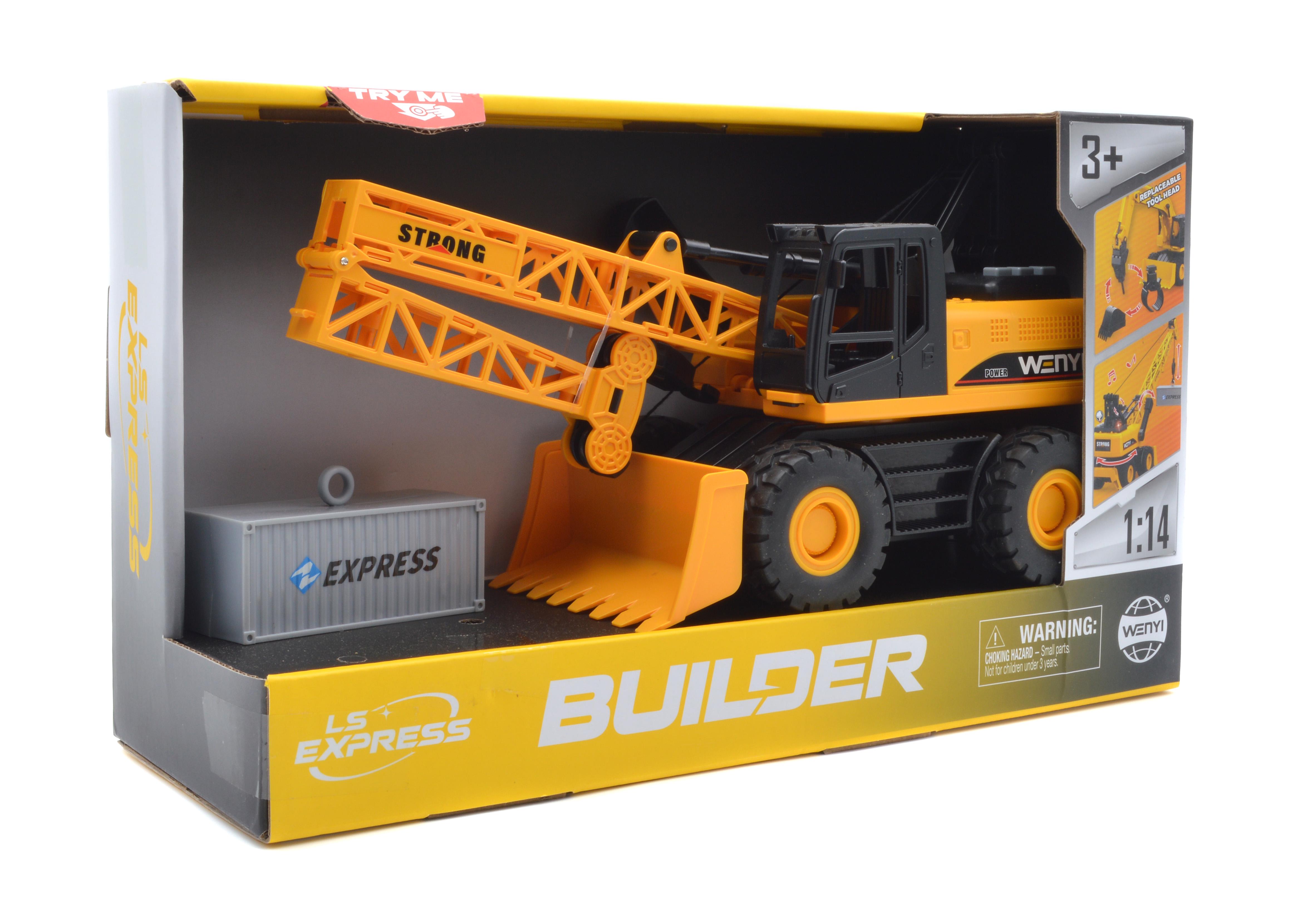 Підйомний кран WY1140A колісний/інерція/звук/світло (30358024) - фото 7 Підйомний кран WY1140A колісний/інерція/звук/світло (30358024) - фото 7