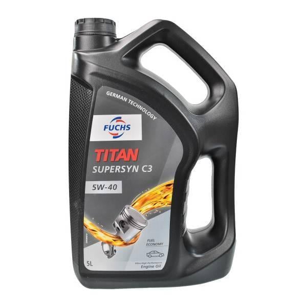 Моторна олива Fuchs TITAN SUPERSYN C3 5W-40 5 л (602071835)
