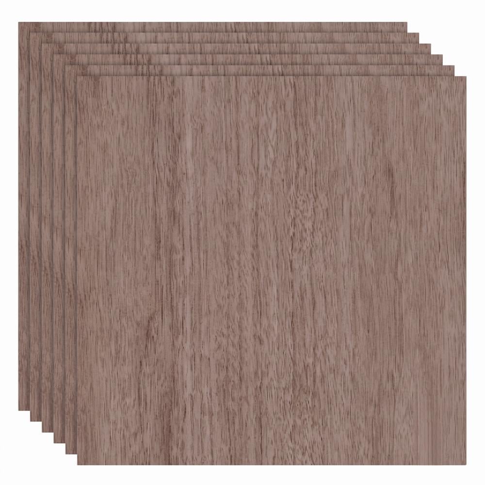 Фанера шліфована Bambu Lab Black Walnut з чорного горіха 300x300x3 мм 6 шт. (YA003)