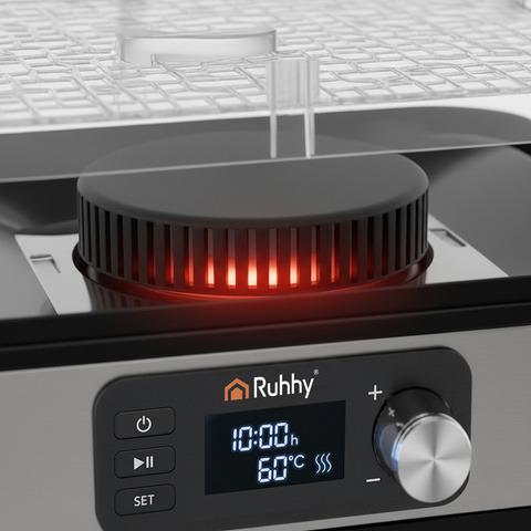 Сушарка для грибів/фруктів/овочів РК-дисплей програмування до 72 год 10 л (29844036) - фото 16 Сушарка для грибів/фруктів/овочів РК-дисплей програмування до 72 год 10 л (29844036) - фото 16