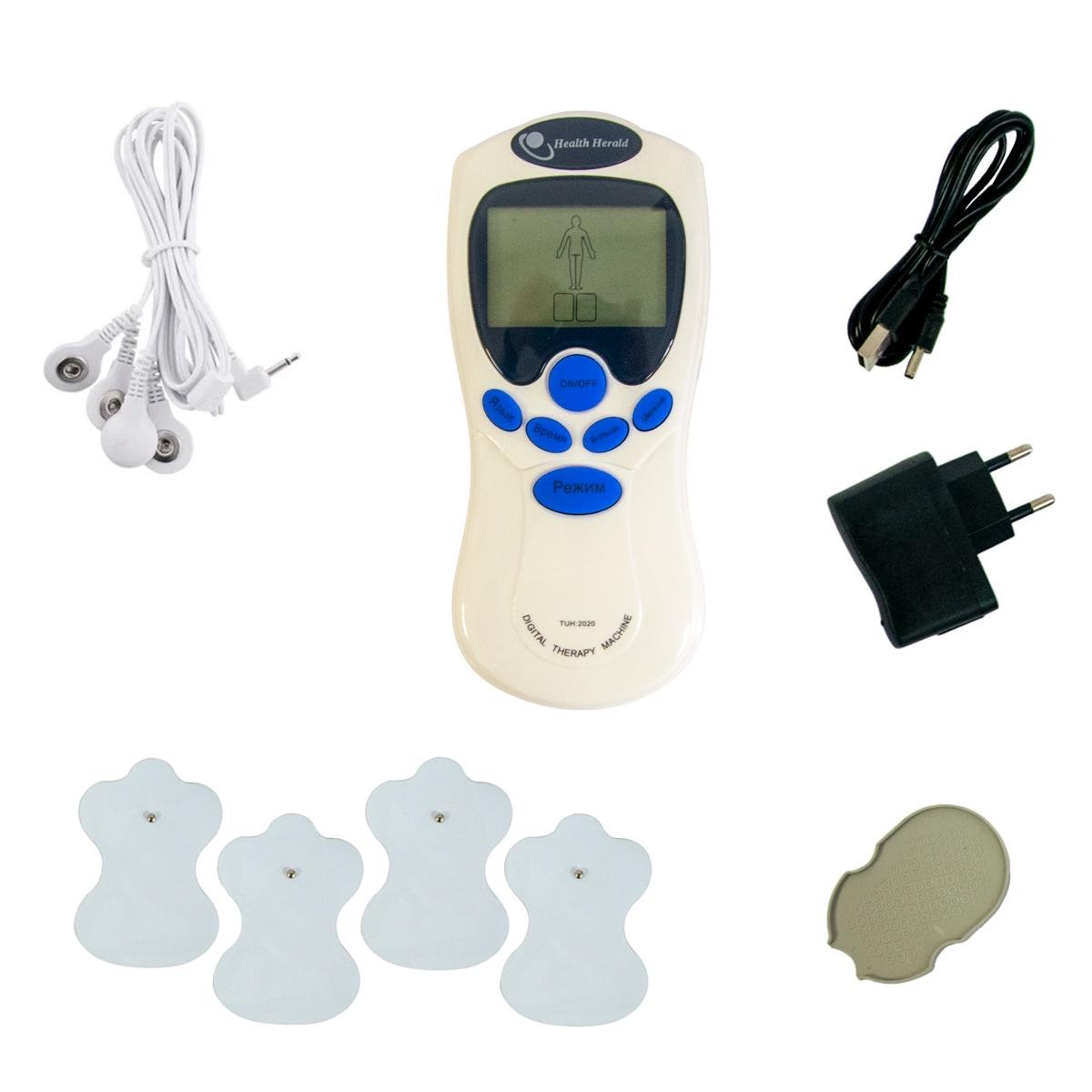 Миостимулятор для тела Digital therapy machine (1007369-White-1)