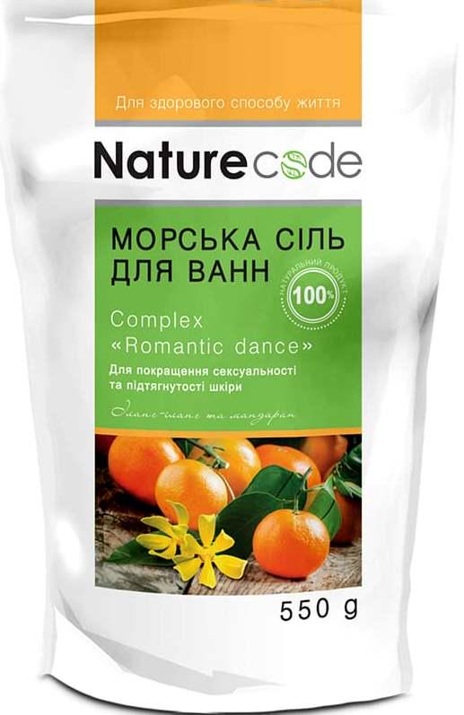 Соль морская для ванны Nature Code Complex Romantic dance 550 г