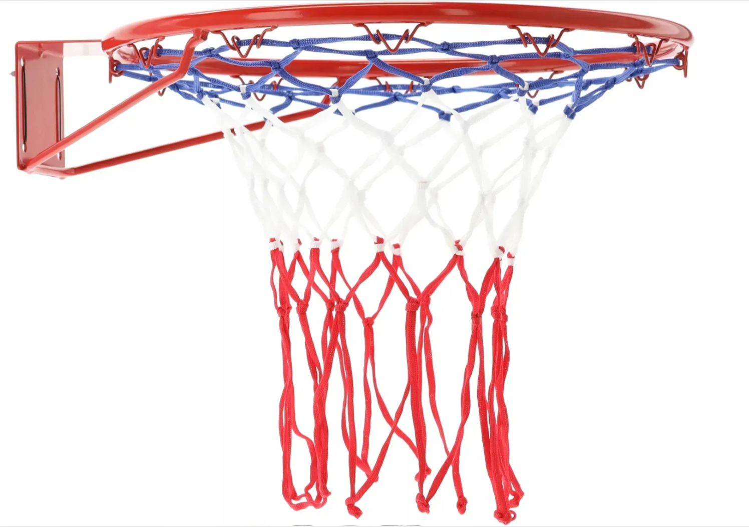 Баскетбольная корзина/кольцо Garden Line TIS7505 настенная с сеткой 45 см Красный