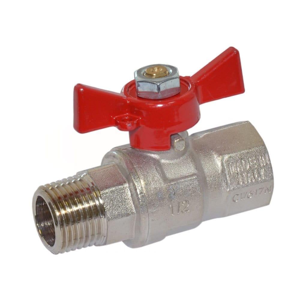 Кран кульовий Bonomi Missouri 1/2" ВЗ прямий латунь (79570004) Кран кульовий Bonomi Missouri 1/2" ВЗ прямий латунь (79570004)