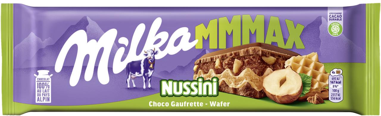 Шоколад молочный Milka Nussini 270 г Шоколад молочный Milka Nussini 270 г