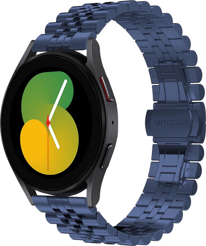 Браслет металлический Stech для Galaxy Watch 5 40 мм Blue (29568-28)