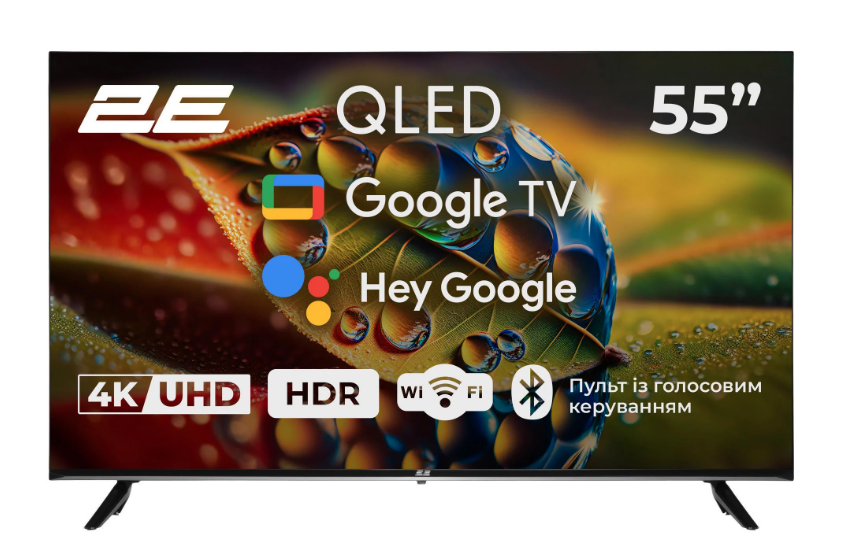 Телевизор 2E 55A77Q Google TV SmartTV QLED (26449762)