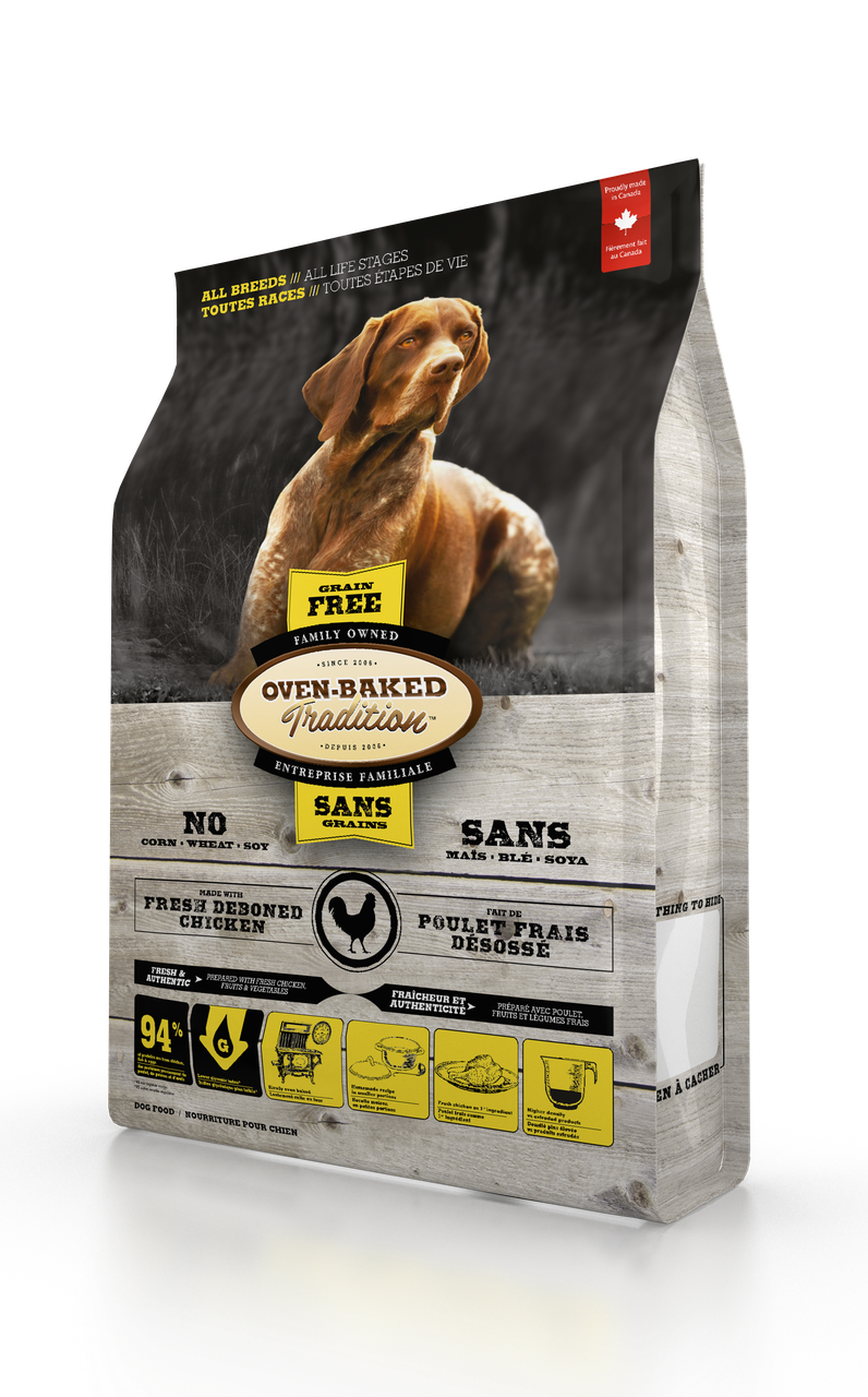 Корм для собак Oven-Baked Tradition сухой беззерновой из свежего мяса курицы 2,27 кг