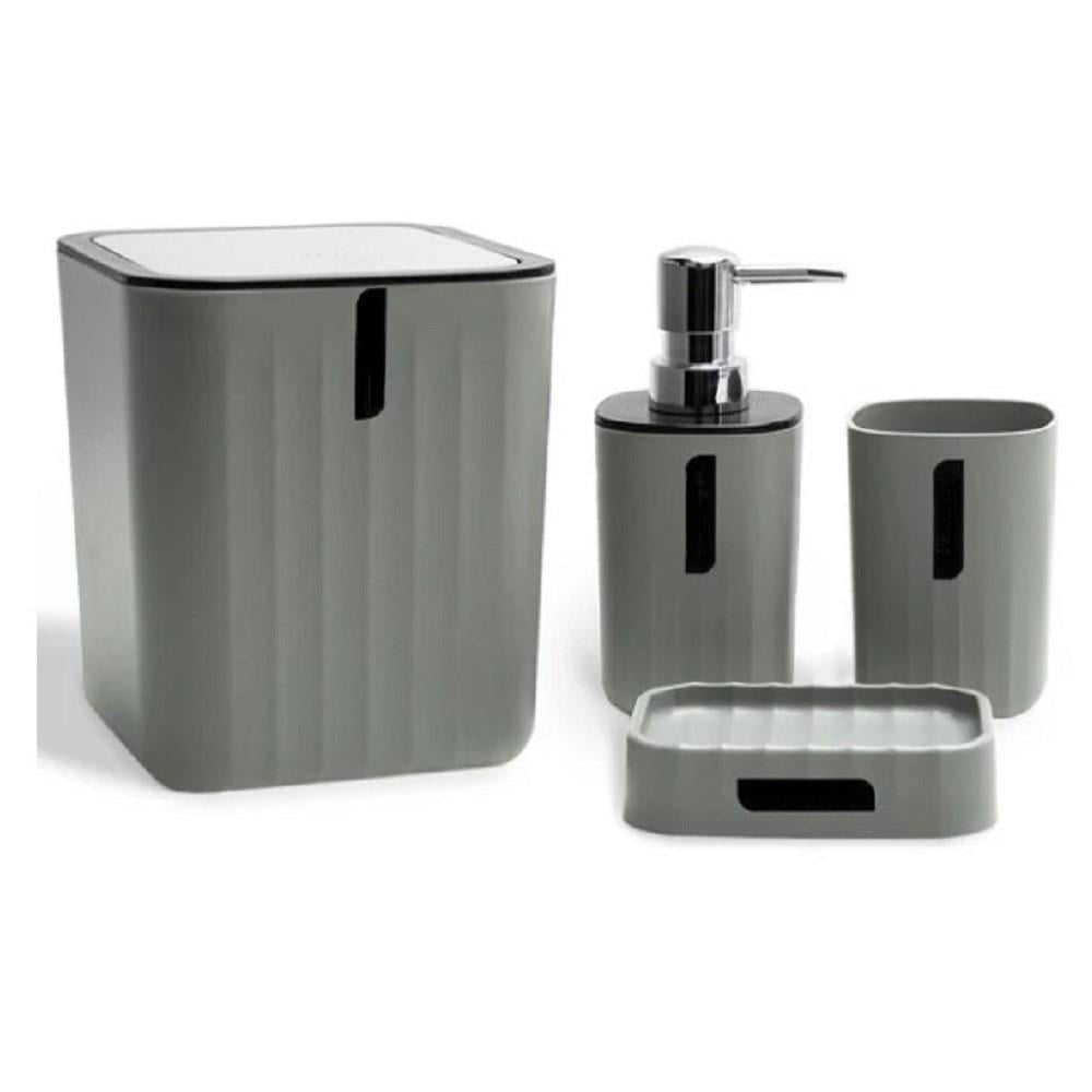 Набор для ванной 4 пр. 15х15х16 см (R100762)