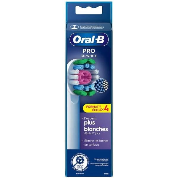 Насадки змінні для зубної щітки Oral-B 3D White 4 шт.