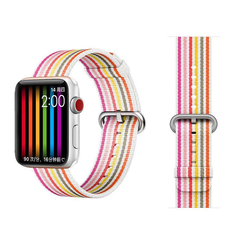 Ремешок для Apple Watch COTEetCI W30 Rainbow 42/44 мм Розовый