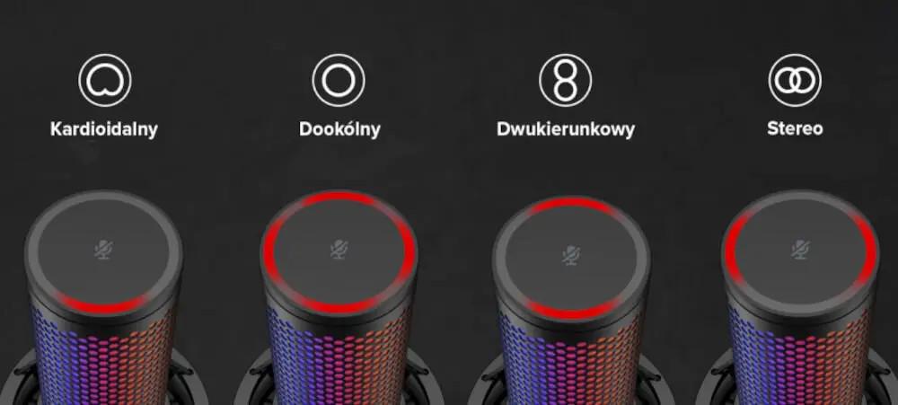 Мікрофон HyperX QuadCast 2 S RGB для ПК/для стрімінгу/підкастів Black (9A273AA) - фото 8