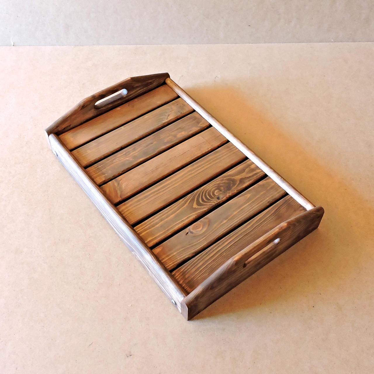 Столик-піднос для сніданку з дерева Аляска Капучино (СТП-001709) - фото 7