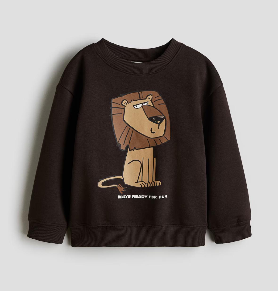 Світшот дитячий H&M 98-104 см Коричневий (4160)